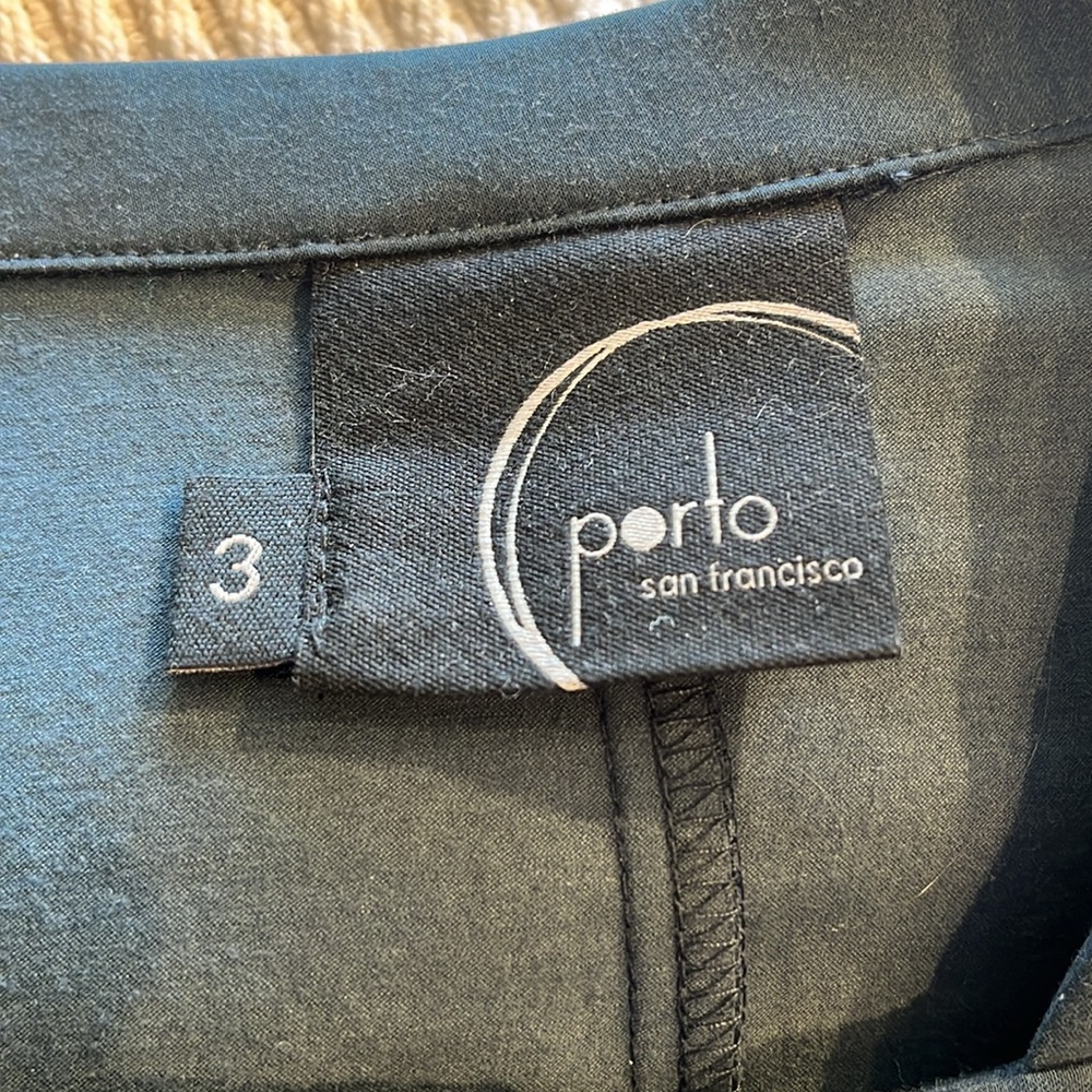 Porto Navy Lightweight Button-Front Jacket - Picture 4 of 4